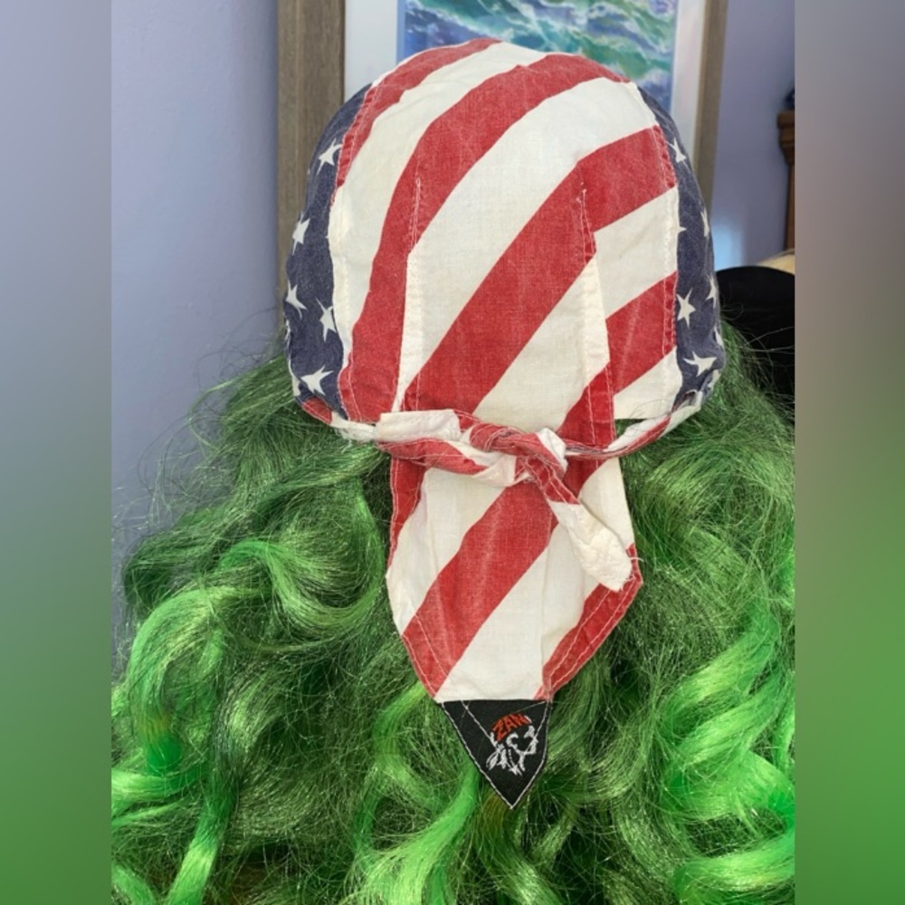 ZAN motorcycle bandana distressed used